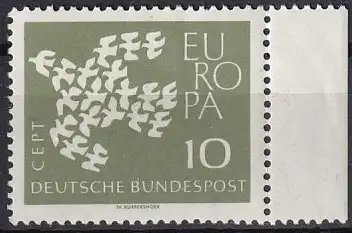 Bundesrep. Deutschland  Nr 367 yw Postfrisch / **