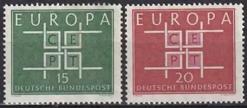 Bundesrep. Deutschland  Nr 406 - 407 Postfrisch / **
