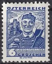 Österreich  Nr 571 I * (Falz) - ohne Ohrmuschel
