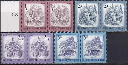 Österreich  Nr 1439 - 1442  (Markenpaare) Postfrisch / **