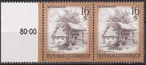 Österreich  Nr 1551 (Markenpaar) Postfrisch / **