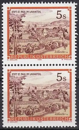 Österreich  Nr 1827 (Markenpaar) Postfrisch / **
