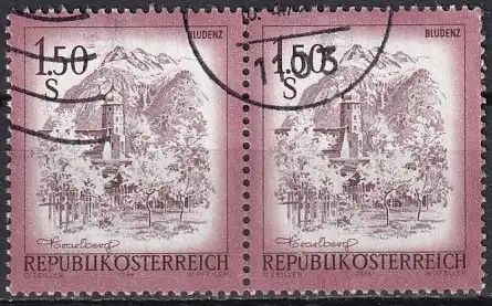 Österreich  Nr 1439  Q  (Markenpaar)