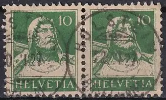 Schweiz  Nr 164 x Q  (Markenpaar)