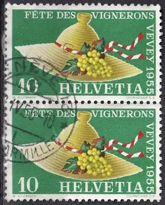 Schweiz  Nr 608 Q  (Markenpaar)