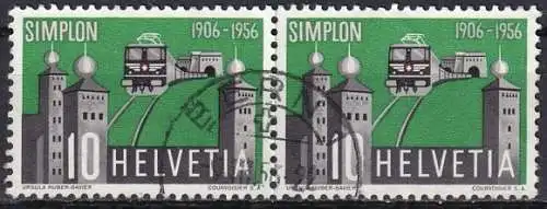 Schweiz  Nr 624 Q  (Markenpaar)