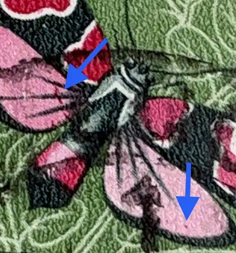 Schweiz  Nr 633 I  Q  Plattenfehler