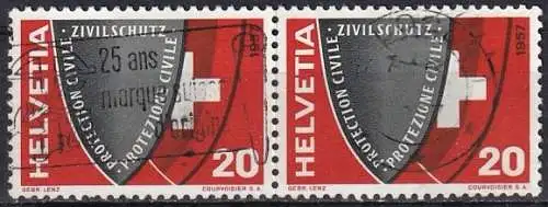 Schweiz  Nr 639 Q  (Markenpaar)