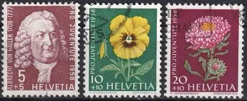 Schweiz  Nr 663 Q - 665 Q