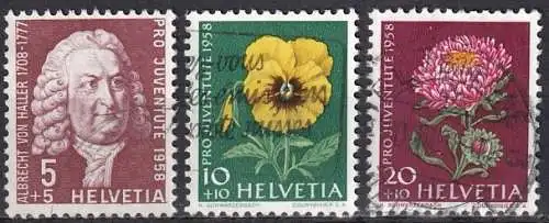 Schweiz  Nr 663 Q - 665 Q