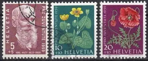 Schweiz  Nr 687 Q  -  689 Q