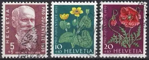 Schweiz  Nr 687 Q  -  689 Q