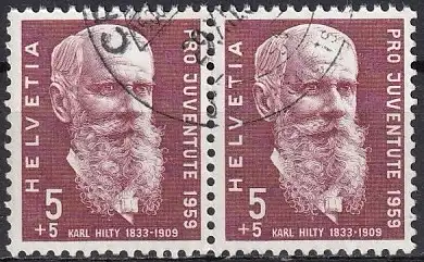 Schweiz  Nr 687 Q  (Markenpaar)