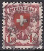 Schweiz  Nr 195 z Q  (Knick)
