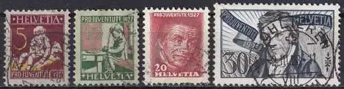 Schweiz  Nr 222 Q  -  225 Q