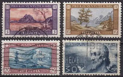 Schweiz  Nr 235 Q  -  238 Q