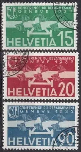 Schweiz  Nr 256 Q  -  258 Q