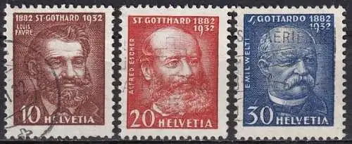 Schweiz  Nr 259 Q  -  261 Q