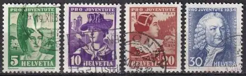 Schweiz  Nr 281 Q  -  284 Q