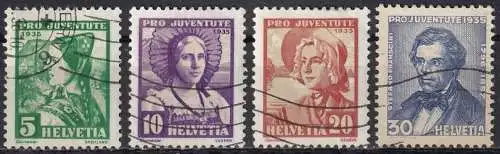 Schweiz  Nr 287 Q  -  290 Q