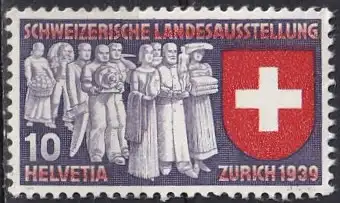 Schweiz  Nr 335 Postfrisch / **