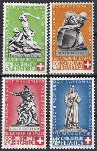 Schweiz  Nr 364 - 367 Postfrisch / **