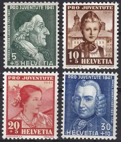 Schweiz  Nr 399 - 402 Postfrisch / **