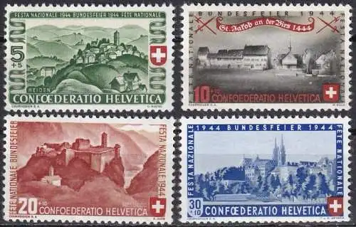 Schweiz  Nr 431 - 434 Postfrisch / **