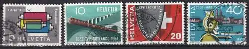 Schweiz  Nr 637 - 640 Q