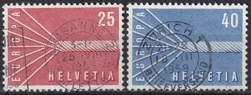 Schweiz  Nr 646 y  -  647 y Q