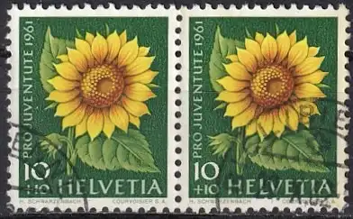 Schweiz  Nr 743 Q  (Markenpaar)