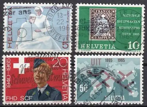 Schweiz  Nr 808 - 811 Q