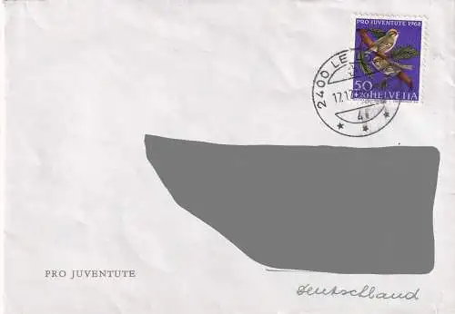 Schweiz  Nr 894 Q  (auf Brief)