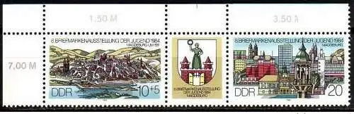 DDR 2904 f3 RWZ postfrisch ** Plattenfehler Abart ((4231A)