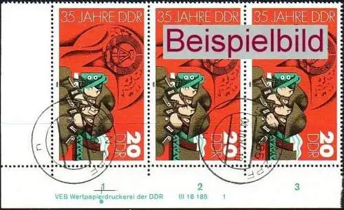 DDR 2899 DV Druckvermerk FN 1 gestempelt BST (4273)