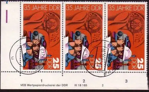 DDR 2900 DV Druckvermerk FN 2 gestempelt BST (4276)