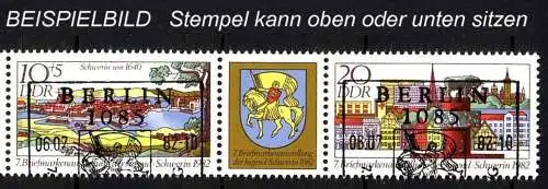 DDR 2722-2723 DS Dreierstreifen gestempelt SST (1283)