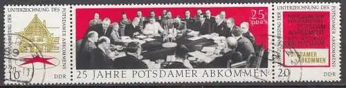 DDR 1598-1600 DS Dreierstreifen gestempelt Bedarf (1108A)