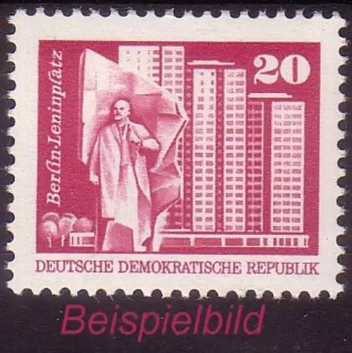 DDR 1869 w Aufbau Kleinformat postfrisch ** (2715)