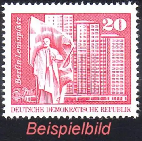 DDR 1820 Aufbau Großformat postfrisch ** (2685)