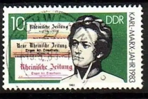 DDR 2783 f24 Z defekt gestempelt Bedarf (3839B)