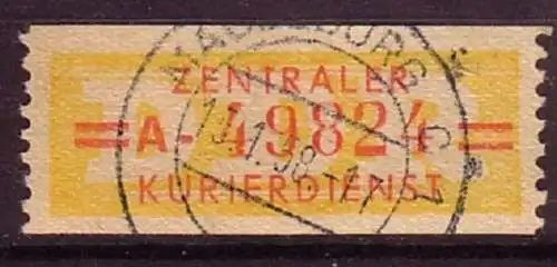 DDR Dienst B 17 I A gestempelt Plattenfehler 17 I (3809A)