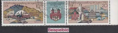 DDR 2532-2533 ZD Zusammendruck DS Dreierstreifen gestempelt SST (K3)