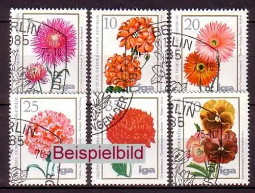 DDR 2070-2075 gestempelt SST (ExEAG)