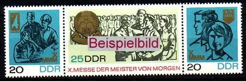 DDR 1320-1322 ZD DS Dreierstreifen postfrisch ** (ExEAG)