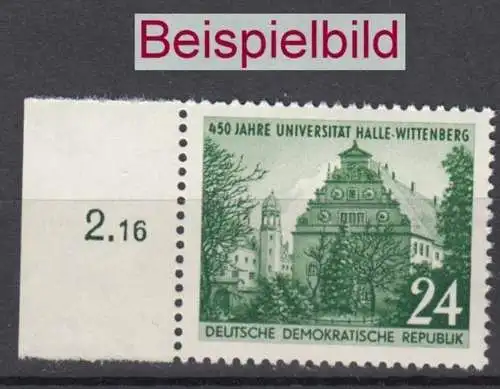 DDR 318 XI Seitenrand Summenzahl Briefmarke postfrisch ** (6304)