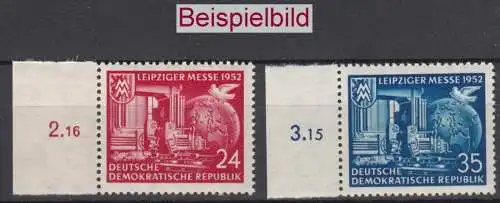 DDR 315-316 XII Seitenrand Summenzähler Briefmarken postfrisch ** (6300-01)
