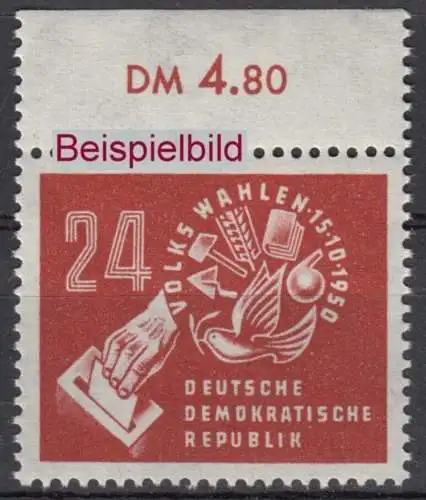 DDR 275 Briefmarke Oberrrand durchgezähnt postfrisch ** (6215)