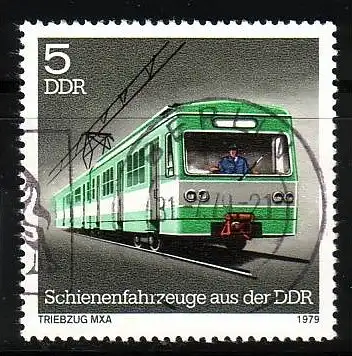 DDR 2414 f27 Fleck neben Kopf gestempelt Bedarf (4212C)