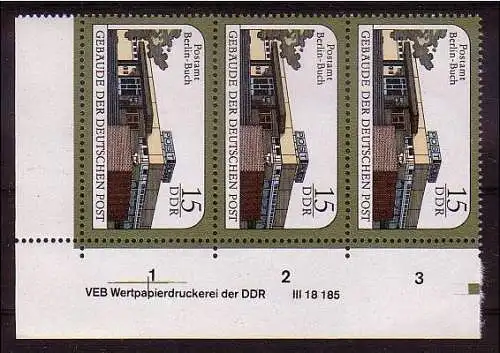 DDR 3145 f50 + Druckvermerk postfrisch * * (4526A)